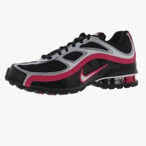 Nike 7 1/2 Reax Black and Pink Running Sneakers